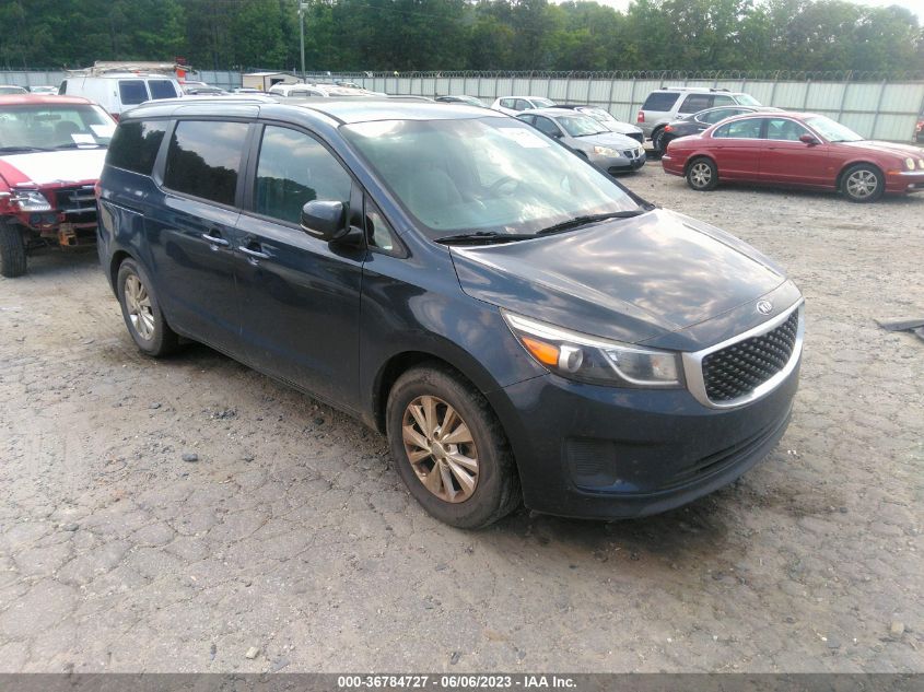 2016 KIA SEDONA LX - KNDMB5C12G6161731