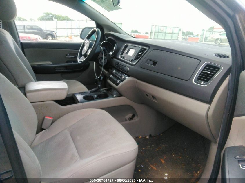 2016 KIA SEDONA LX - KNDMB5C12G6161731