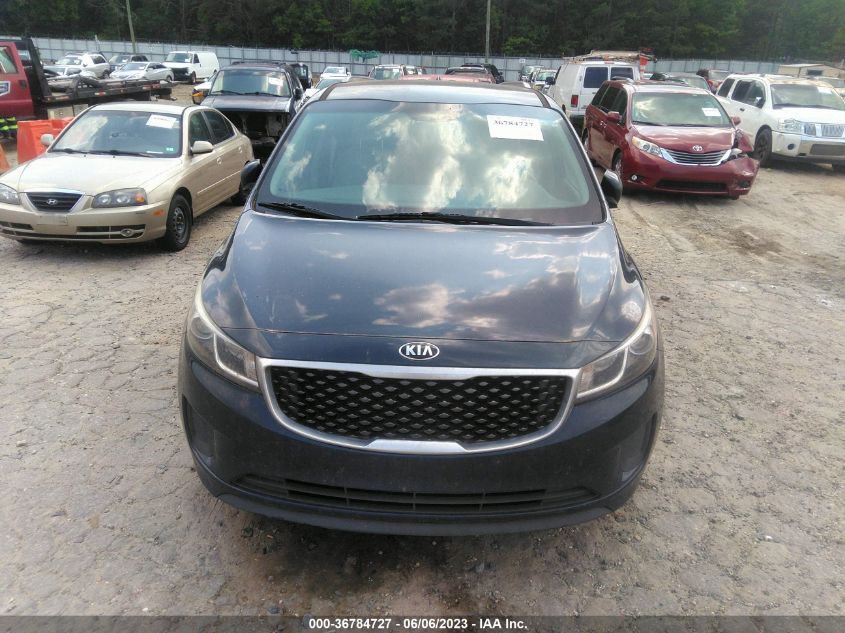2016 KIA SEDONA LX - KNDMB5C12G6161731