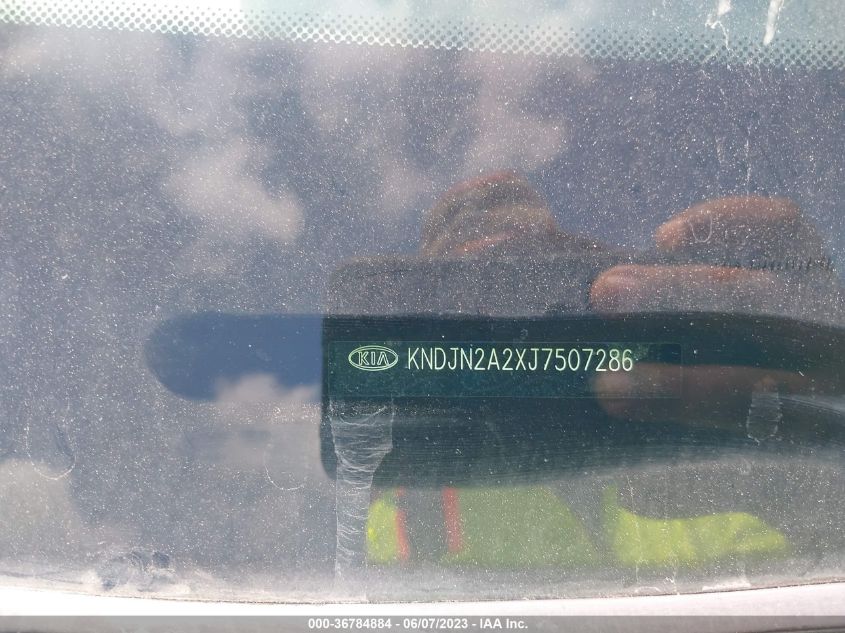 2018 KIA SOUL - KNDJN2A2XJ7507286