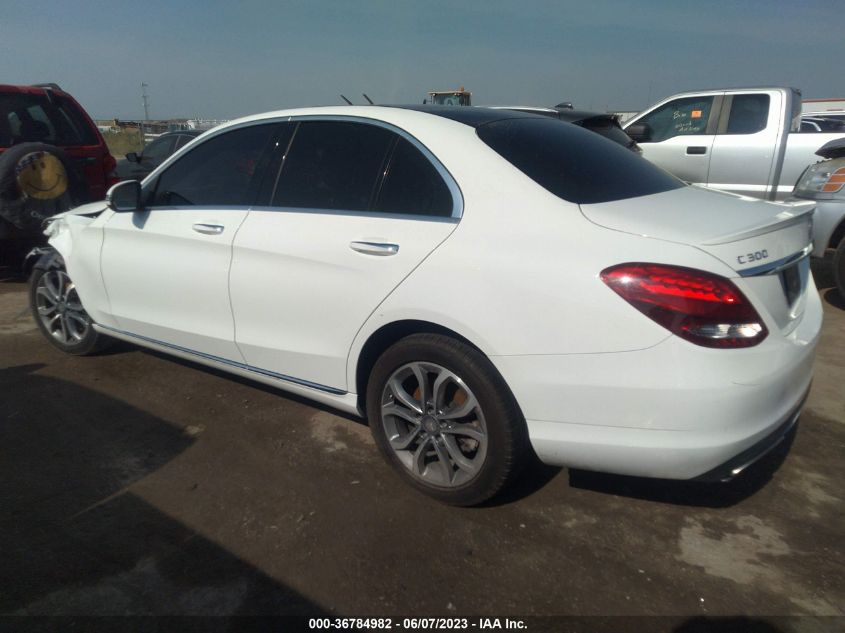 2016 MERCEDES-BENZ C-CLASS C 300 - WDDWF4KB5GR168212