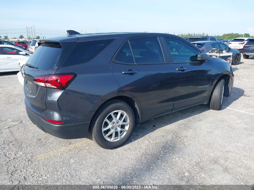 2022 CHEVROLET EQUINOX LS - 3GNAXHEV7NS215658