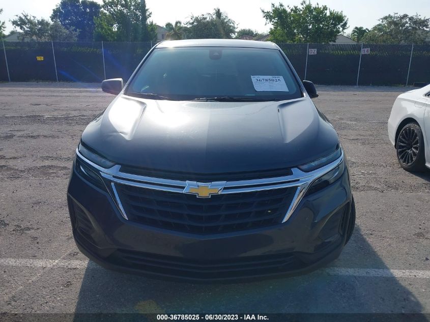 2022 CHEVROLET EQUINOX LS - 3GNAXHEV7NS215658