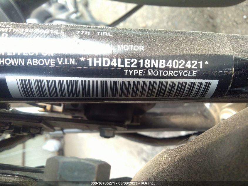 2022 HARLEY-DAVIDSON XL883 N - 1HD4LE218NB402421