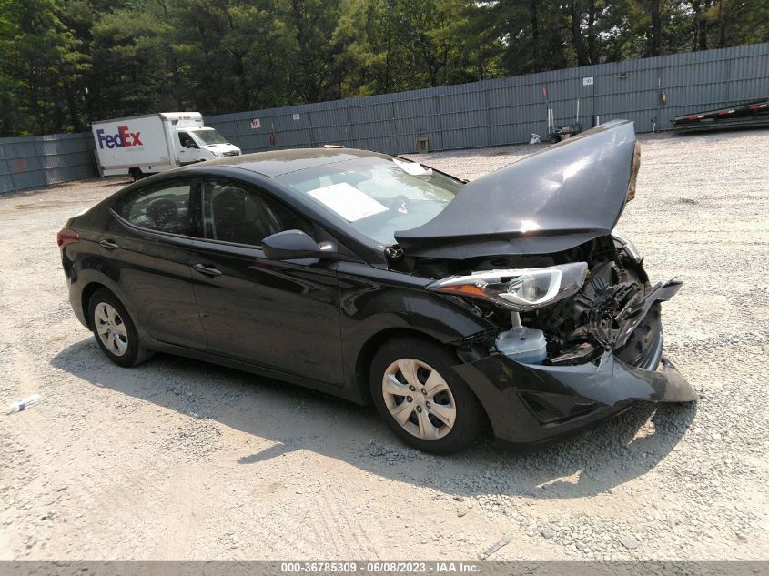 2016 HYUNDAI ELANTRA SE - 5NPDH4AE2GH796565