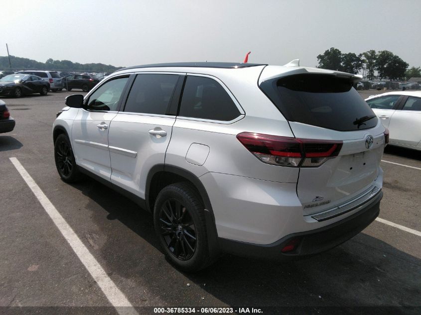 2019 TOYOTA HIGHLANDER SE/XLE - 5TDJZRFH3KS618716