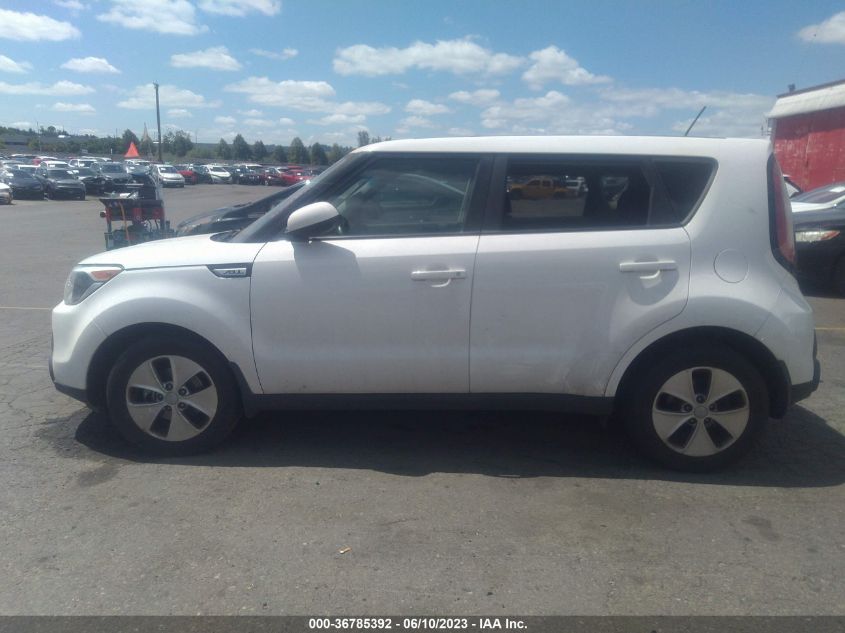 2016 KIA SOUL BASE - KNDJN2A26G7278324