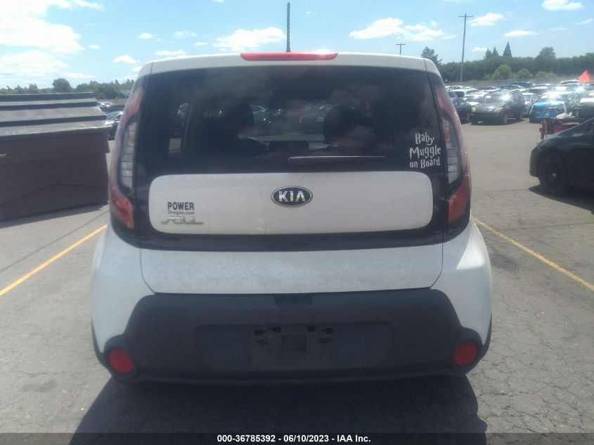 2016 KIA SOUL BASE - KNDJN2A26G7278324