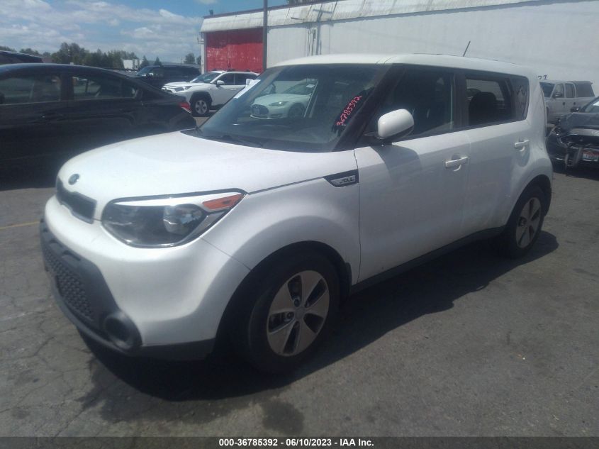 2016 KIA SOUL BASE - KNDJN2A26G7278324