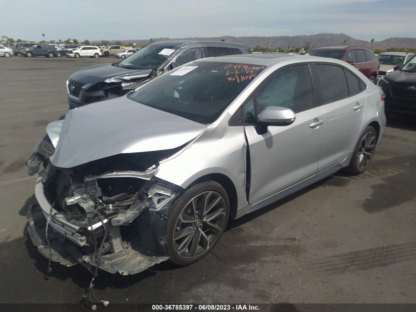 VIN 5YFP4RCE1LP016054 2020 TOYOTA COROLLA SE