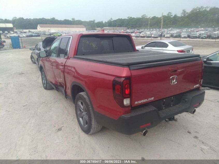 2022 HONDA RIDGELINE RTL - 5FPYK3F55NB017653