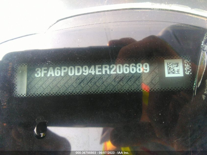 2014 FORD FUSION TITANIUM - 3FA6P0D94ER206689