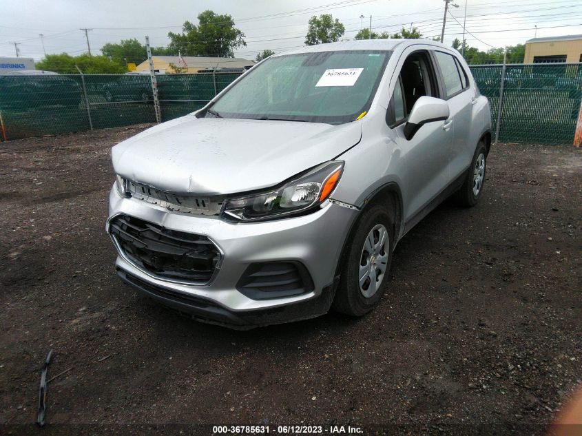 2017 CHEVROLET TRAX LS - KL7CJKSB4HB223837