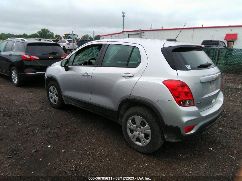 2017 CHEVROLET TRAX LS - KL7CJKSB4HB223837