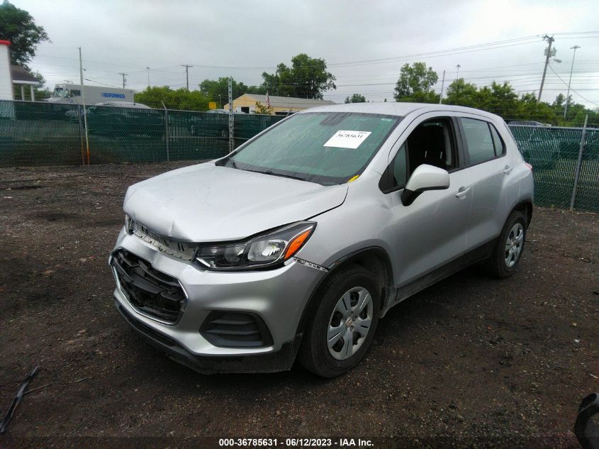 2017 CHEVROLET TRAX LS - KL7CJKSB4HB223837