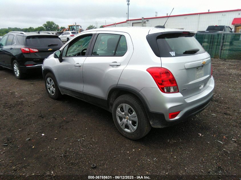 2017 CHEVROLET TRAX LS - KL7CJKSB4HB223837