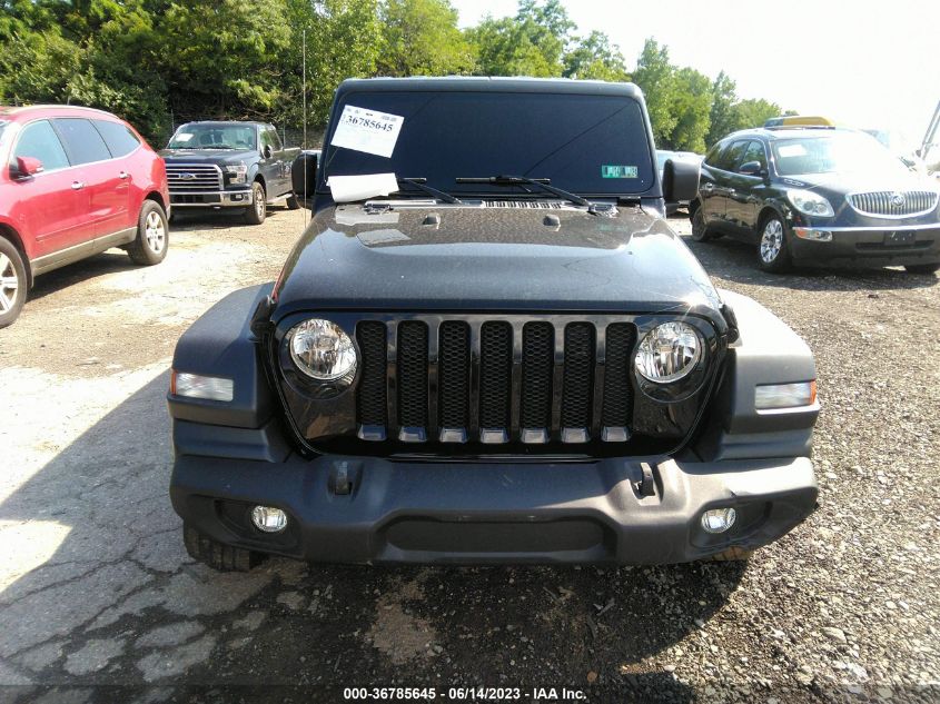 2019 JEEP WRANGLER UNLIMITED SPORT S - 1C4HJXDGXKW556929