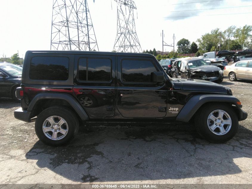 2019 JEEP WRANGLER UNLIMITED SPORT S - 1C4HJXDGXKW556929