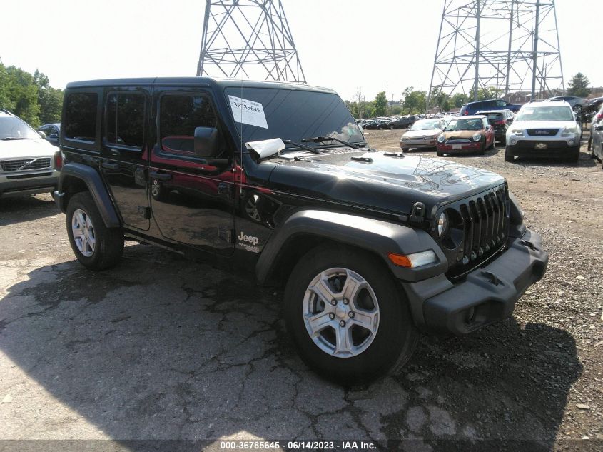 2019 JEEP WRANGLER UNLIMITED SPORT S - 1C4HJXDGXKW556929