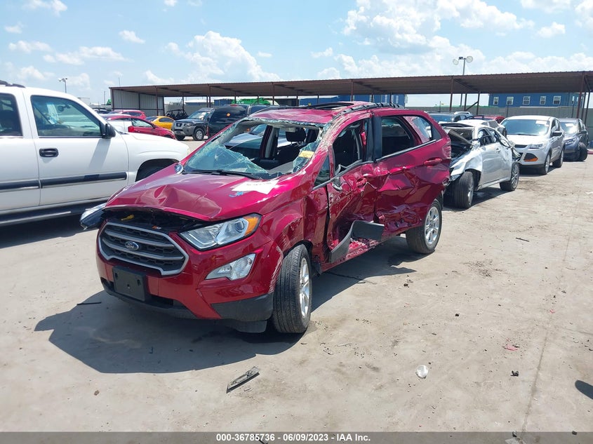 VIN MAJ3S2GE2LC345303 2020 FORD ECOSPORT SE