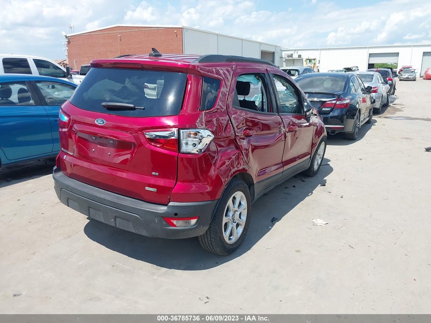 VIN MAJ3S2GE2LC345303 2020 FORD ECOSPORT SE