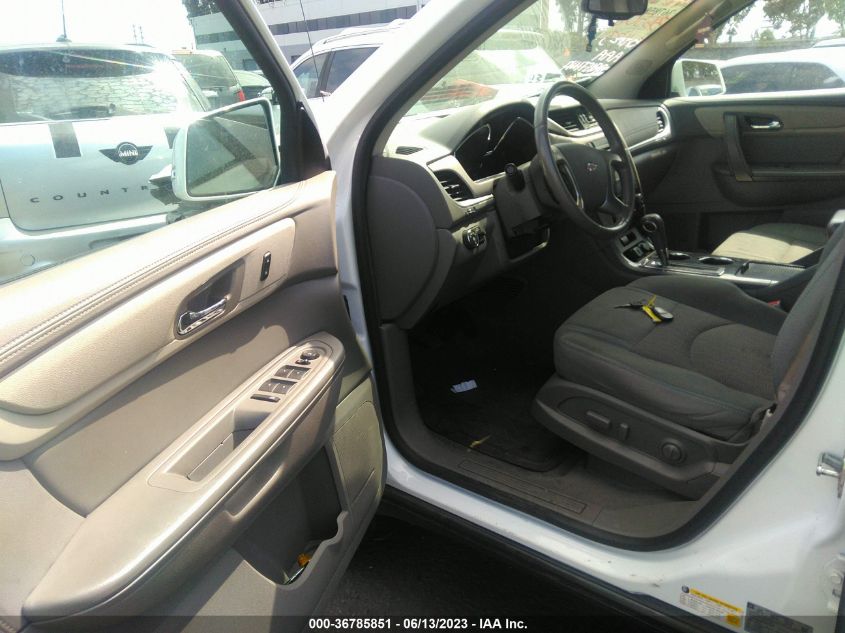 2017 CHEVROLET TRAVERSE LT - 1GNKRGKD5HJ307569