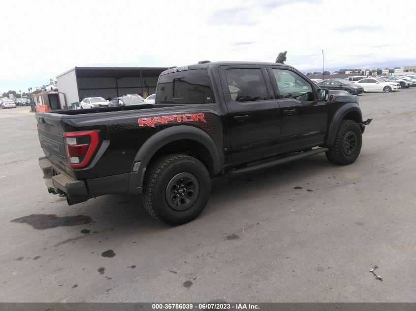 2022 FORD F-150 RAPTOR - 1FTFW1RG9NFB15263