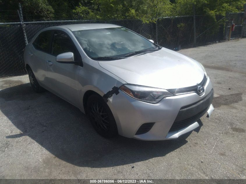 2014 TOYOTA COROLLA L/LE/LE PLS/PRM/S/S PLS - 2T1BURHE2EC079928