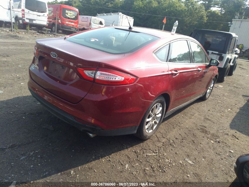 2015 FORD FUSION S - 3FA6P0G76FR190698