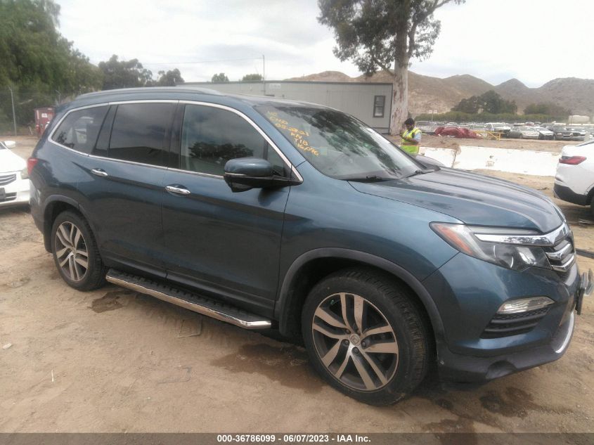 2016 HONDA PILOT TOURING - 5FNYF6H92GB124936