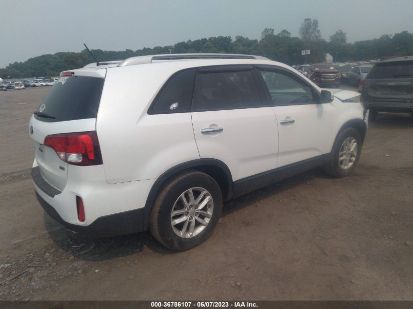 2015 KIA SORENTO LX - 5XYKT4A74FG586093