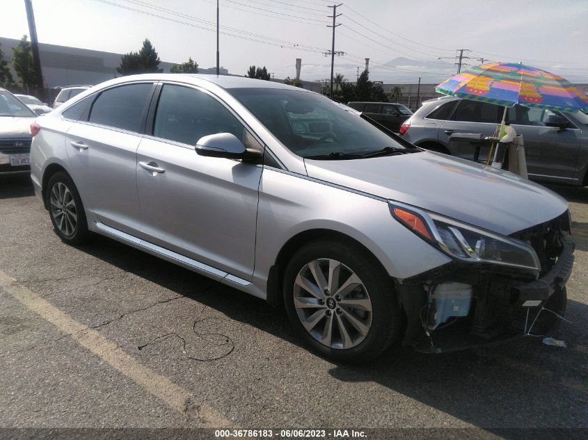 2016 HYUNDAI SONATA 2.4L SPORT - 5NPE34AF6GH391725