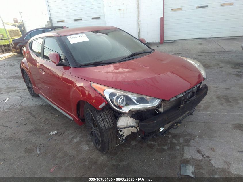 2016 HYUNDAI VELOSTER TURBO - KMHTC6AE1GW286098