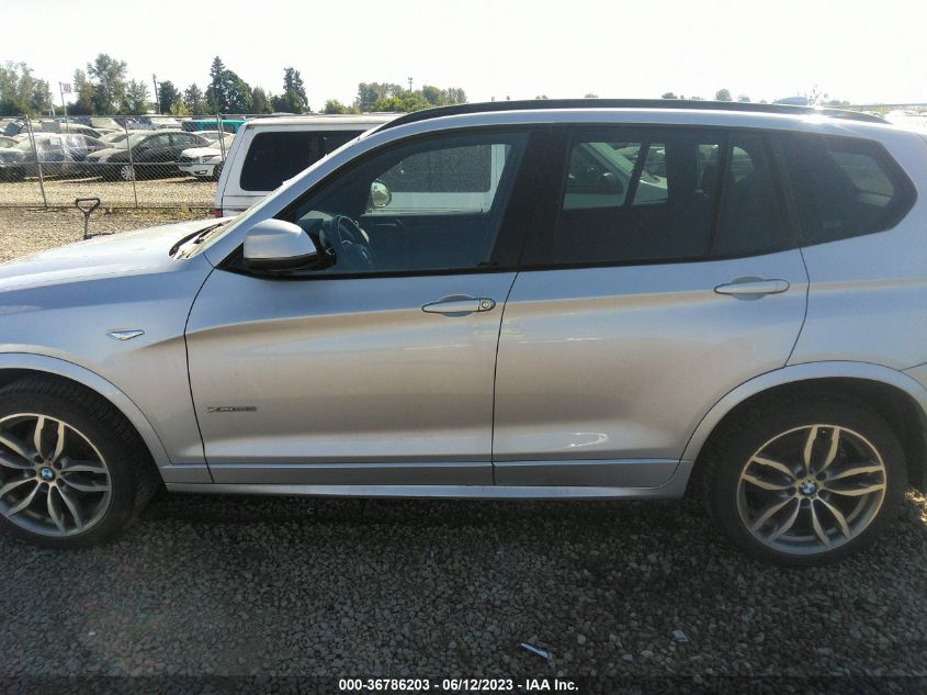 2016 BMW X3 XDRIVE28I - 5UXWX9C54G0D65262