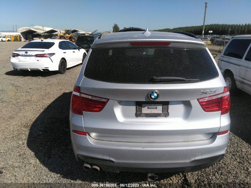 2016 BMW X3 XDRIVE28I - 5UXWX9C54G0D65262