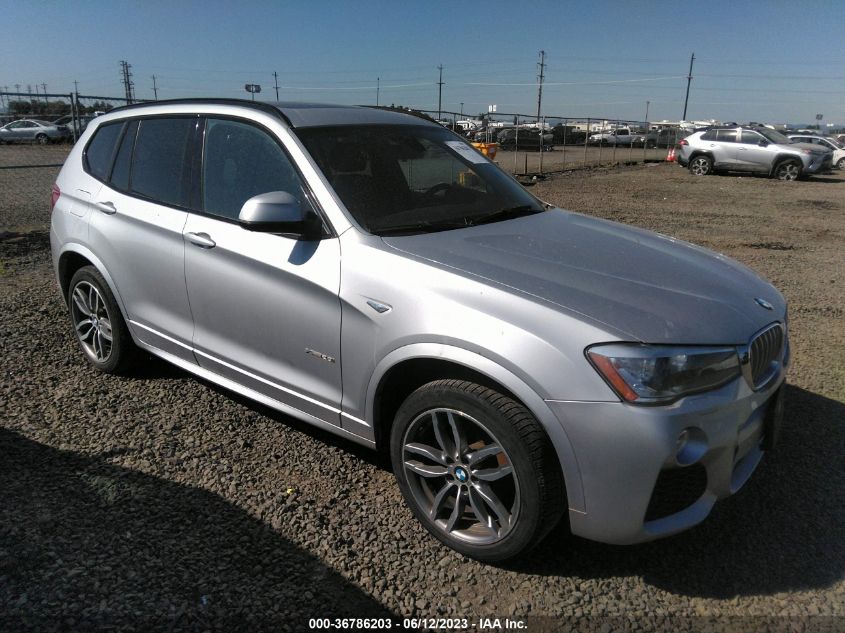 2016 BMW X3 XDRIVE28I - 5UXWX9C54G0D65262