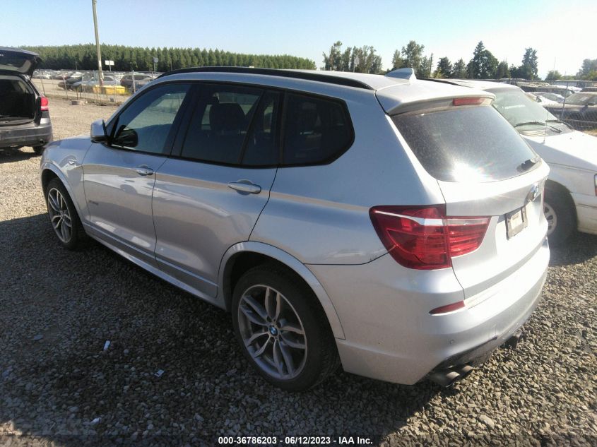 2016 BMW X3 XDRIVE28I - 5UXWX9C54G0D65262