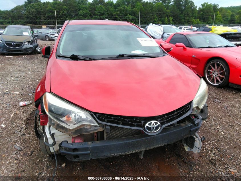 2014 TOYOTA COROLLA L/LE/S/S PLUS/LE PLUS - 5YFBURHE1EP120016