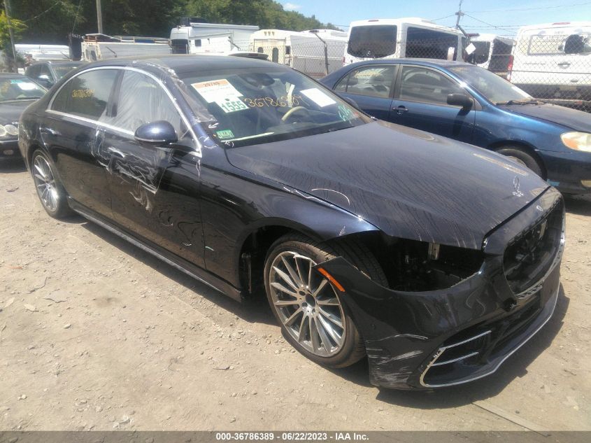 2022 MERCEDES-BENZ S-CLASS S 580 - W1K6G7GB6NA066470