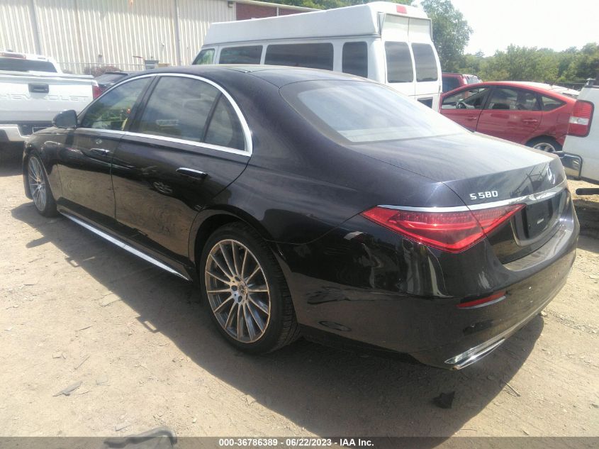 2022 MERCEDES-BENZ S-CLASS S 580 - W1K6G7GB6NA066470