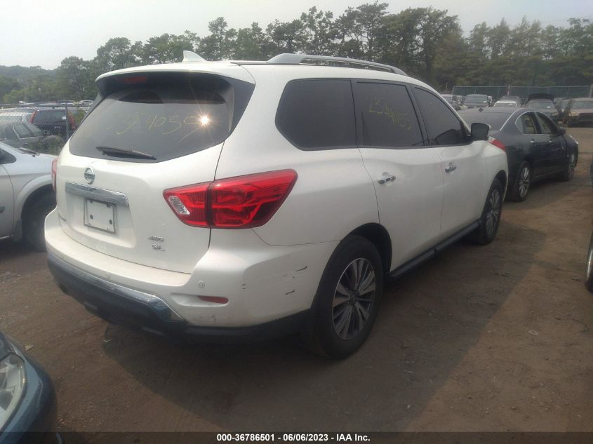 2019 NISSAN PATHFINDER SL - 5N1DR2MM9KC650605