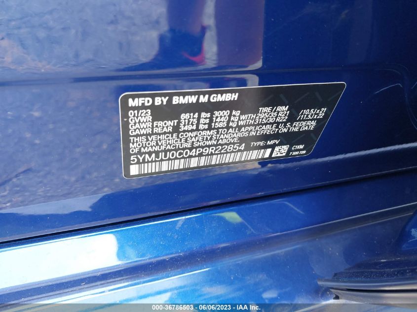 2023 BMW X5 M - 5YMJU0C04P9R22854
