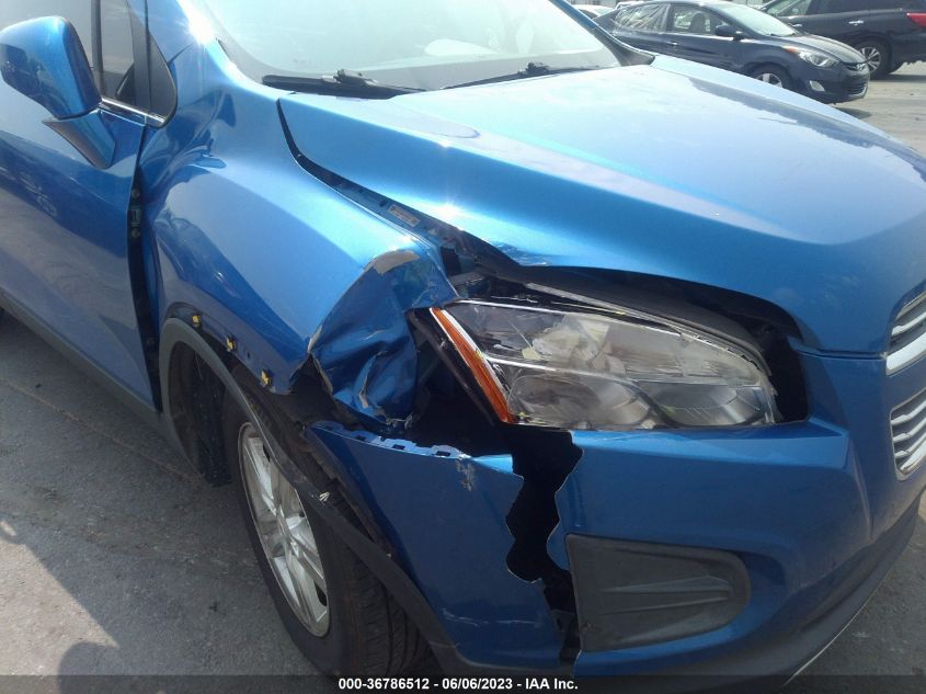 2015 CHEVROLET TRAX LT - KL7CJLSB6FB185725