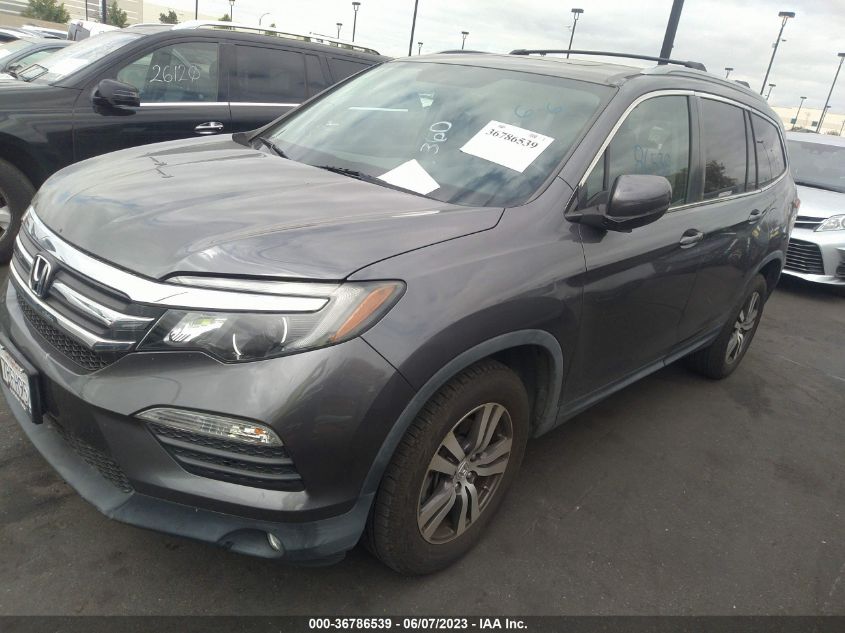 2016 HONDA PILOT EX-L - 5FNYF5H53GB027896