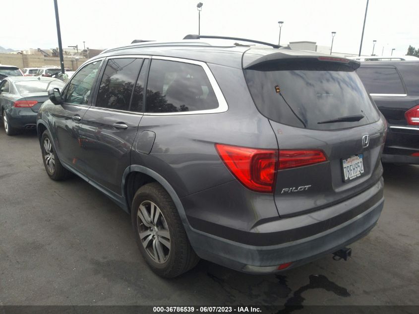 2016 HONDA PILOT EX-L - 5FNYF5H53GB027896