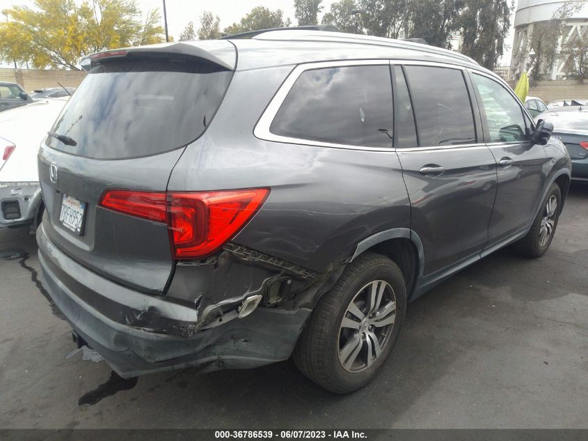 2016 HONDA PILOT EX-L - 5FNYF5H53GB027896