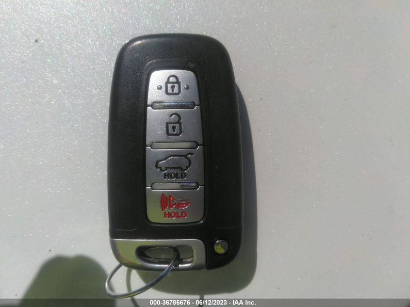 2013 HYUNDAI VELOSTER TURBO W/BLUE INT - KMHTC6AE2DU128591