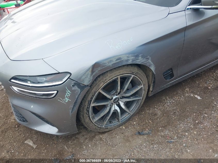 2022 GENESIS G70 3.3T - KMTG54TE9NU094797