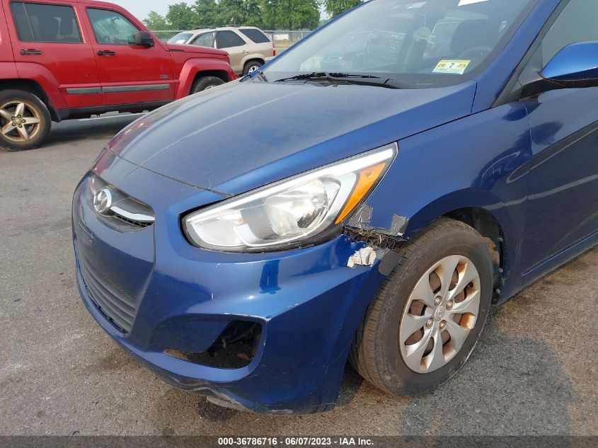2016 HYUNDAI ACCENT SE - KMHCT5AE4GU251226