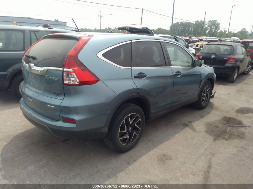 2016 HONDA CR-V SE - 2HKRM4H47GH691308